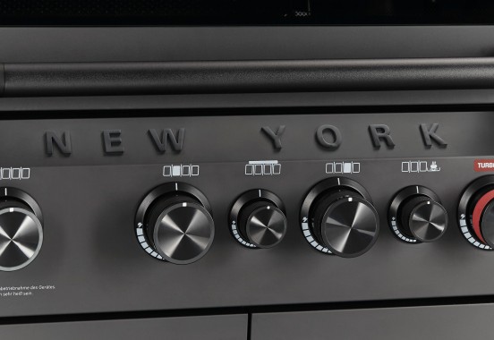 Mr. Gardener Gasgrill New York Pro, 4 Brenner, Sear-Brenner, matt graphit, 8748